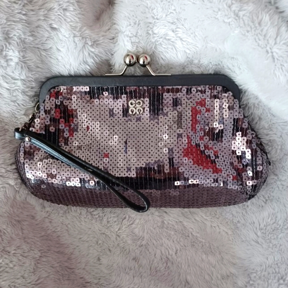 Coach Sequin Wristlet/Clutch
